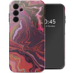 Selencia Coque arrière Vivid Samsung Galaxy A15 (5G/4G) - Marble Purple