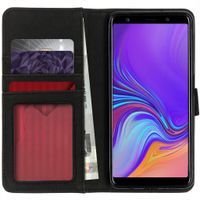 imoshion Étui de télephone portefeuille de luxe Samsung Galaxy A7 (2018) - Bleu clair
