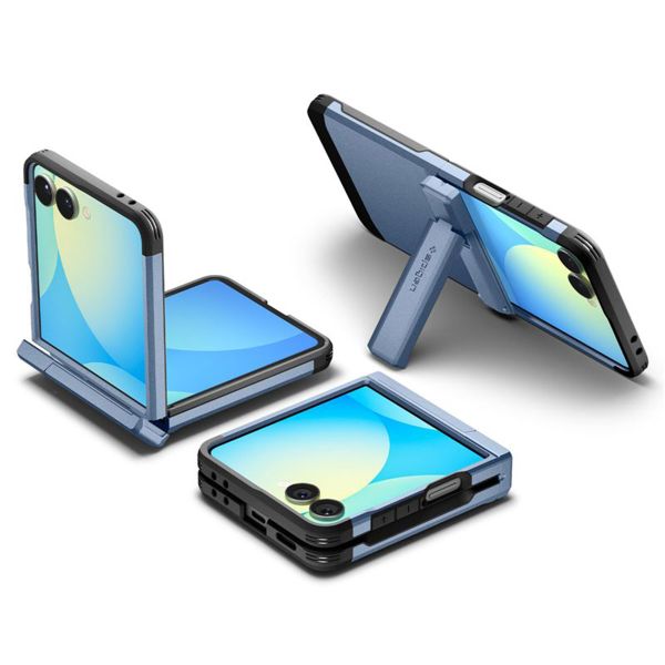 Spigen Coque Tough Armor Pro MagFit Samsung Galaxy Z Flip 7 - Sierra Blue
