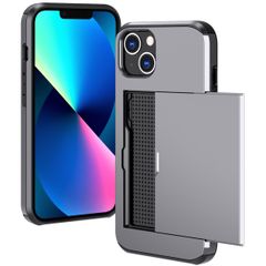 imoshion Coque arrière avec porte-cartes iPhone 13 - Gris