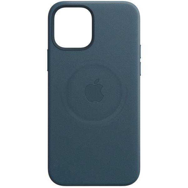 Apple Coque Leather MagSafe Apple iPhone 12 Pro Max - Baltic Blue