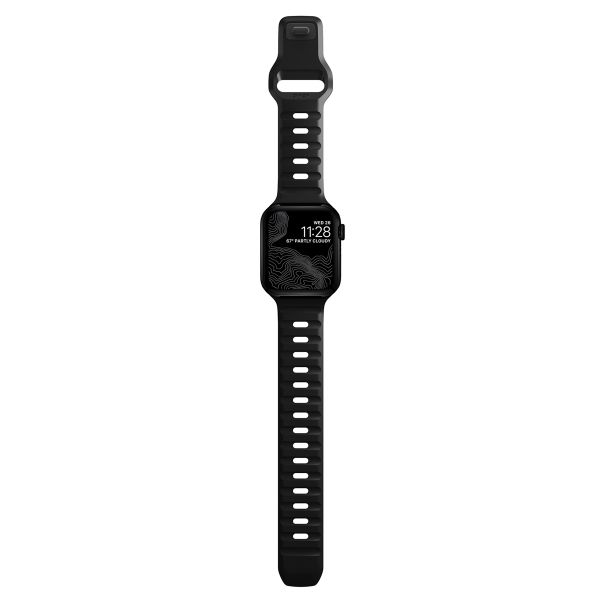 Nomad Bracelet Sport FKM Apple Watch Series 1 á 10 / SE / Ultra (2) (44/45/46/49 mm) - Noir