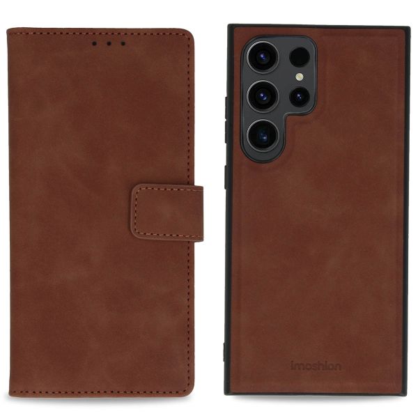 imoshion Etui de télephone luxe 2-en-1 amovible Samsung Galaxy S24 Ultra - Marron
