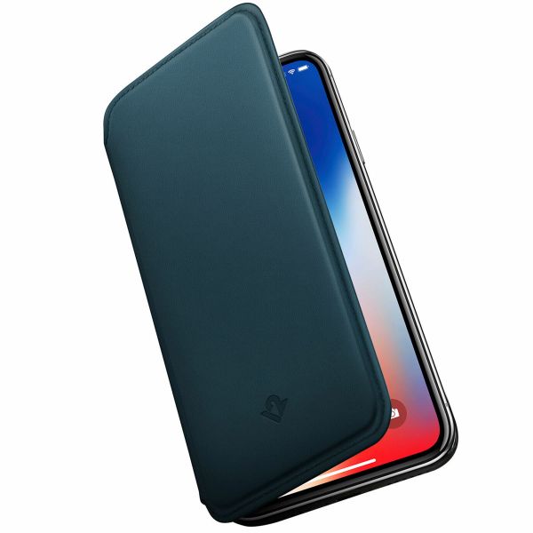 Twelve South Étui de téléphone portefeuille SurfacePad iPhone Xs Max - Bleu