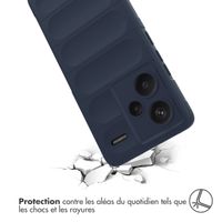 imoshion Coque arrière EasyGrip Xiaomi Redmi Note 13 Pro Plus (5G) - Bleu foncé