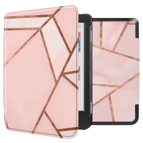 imoshion Design Slim Hard Sleepcover Kobo Clara Colour / Kobo Clara BW - Pink Graphic