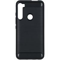 Coque brossée Motorola One Fusion Plus - Noir