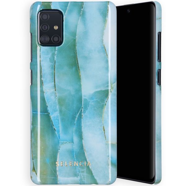 Selencia Coque Maya Fashion Samsung Galaxy A41 - Agate Blue