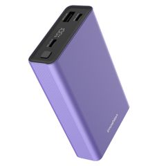 imoshion Ultra Series Aluminium Batterie externe 20.000 mAh - Charge rapide jusqu'à 33 watts - Tropical Violet