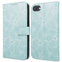 imoshion Étui de télephone portefeuille Design Apple iPhone SE (2022 / 2020) / 8 / 7 / 6(s) - Botanica