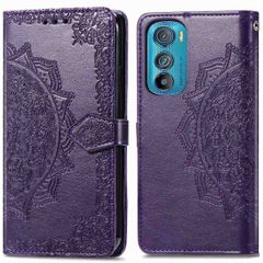 imoshion Etui de téléphone portefeuille Mandala Motorola Edge 30 - Violet