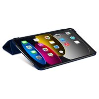 Decoded Textured Sillicon Slim Cover Apple iPad 9 (2021) 10.2 pouces / iPad 8 (2020) 10.2 pouces / iPad 7 (2019) 10.2 pouces - Navy Peony