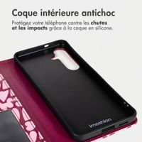 imoshion Étui de télephone portefeuille Design Samsung Galaxy S25 - Hearty Blush