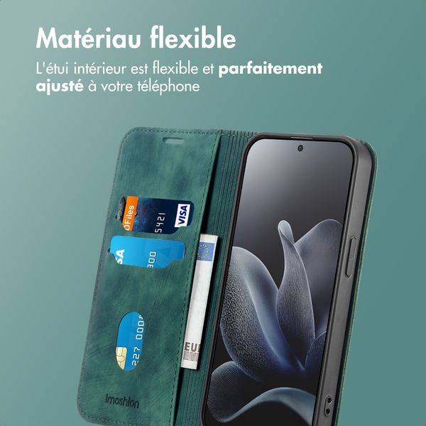 imoshion Étui de téléphone portefeuille Slim Motorola Edge 70 - Vert