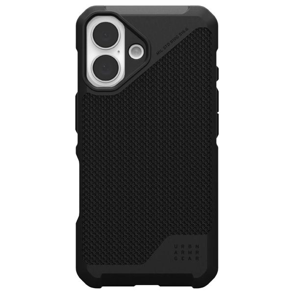 UAG Coque Metropolis LT MagSafe iPhone 16 - Kevlar Black