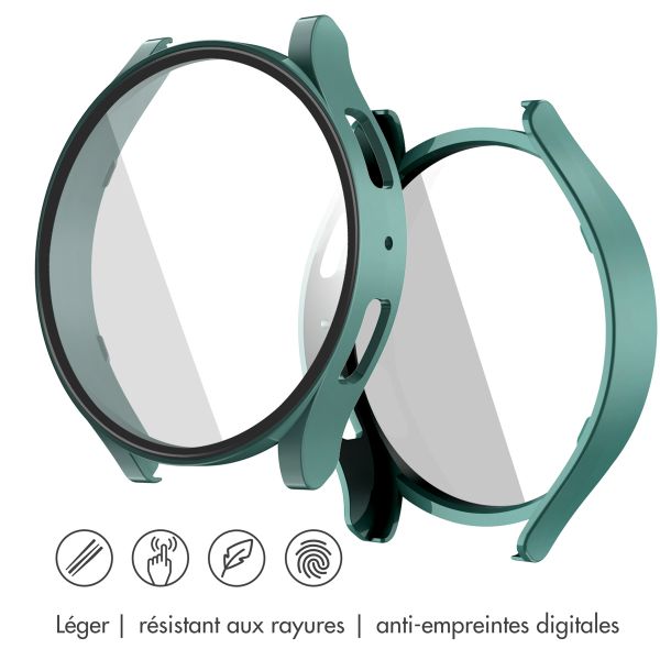 imoshion Coque rigide à couverture complète Samsung Galaxy Watch 6 - 40 mm - Vert foncé