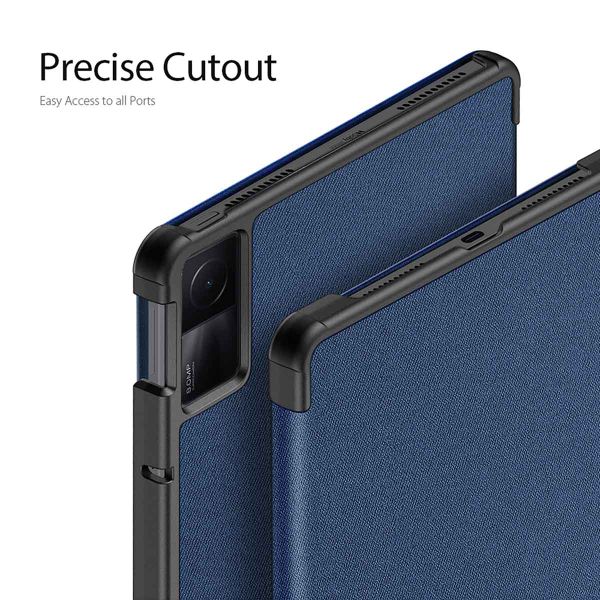 Dux Ducis Coque tablette Domo Xiaomi Redmi Pad - Bleu foncé