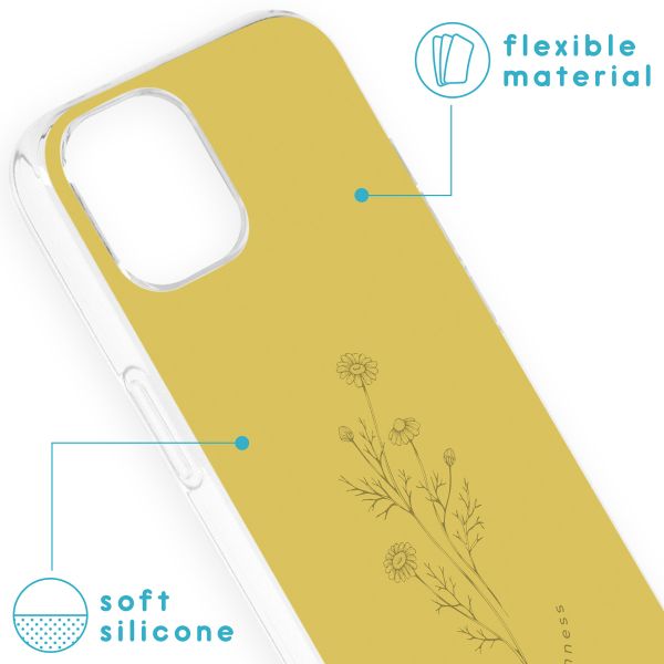 imoshion Coque Design iPhone 13 - Floral Lime