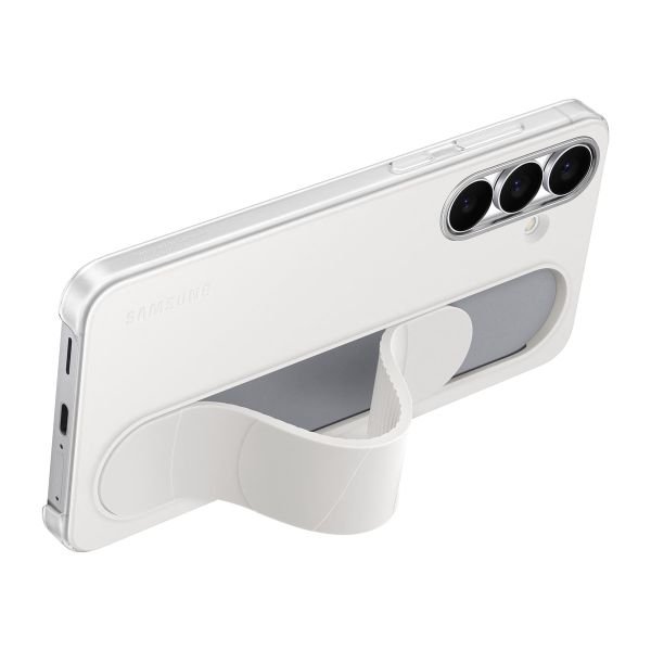 Samsung Coque arrière originale Standing Grip Samsung Galaxy S25 FE - Blanc