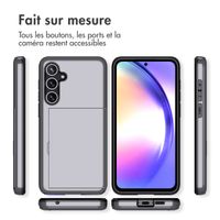 imoshion Coque arrière avec porte-cartes Samsung Galaxy A55 - Gris