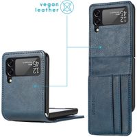 imoshion Étui de télephone portefeuille Luxe Samsung Galaxy Z Flip 3 - Bleu foncé