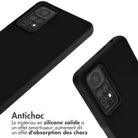 imoshion Coque en silicone avec cordon Xiaomi Redmi Note 11 Pro - Noir