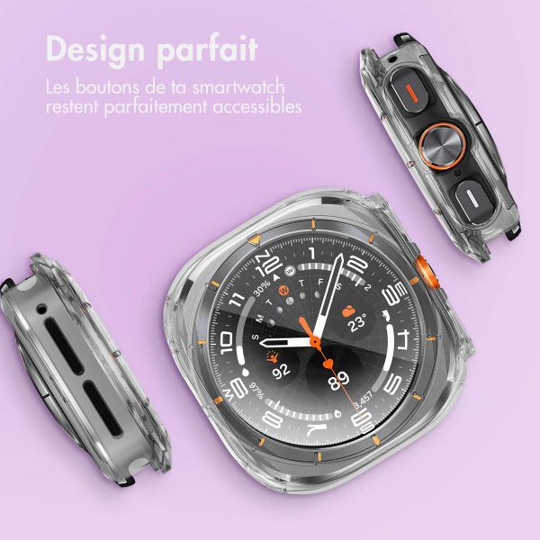 imoshion Coque rigide à couverture complète Samsung Galaxy Watch Ultra (2024/2025) - Transparent