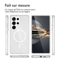 imoshion Coque Sparkle avec MagSafe Samsung Galaxy S25 Ultra - Transparent