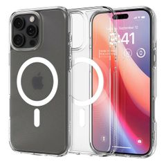 Spigen Coque Ultra Hybrid MagSafe Apple iPhone 16 Pro - Frost Clear