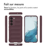 imoshion Coque arrière EasyGrip Samsung Galaxy S23 Plus - Aubergine