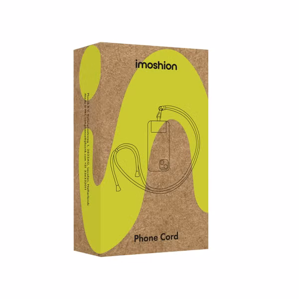 imoshion ﻿Cordon de téléphone universel taille unique - 10 mm d'épaisseur - Noir
