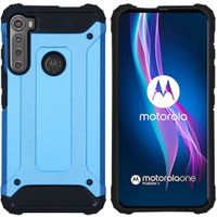 imoshion Coque Rugged Xtreme Motorola One Fusion Plus - Bleu clair