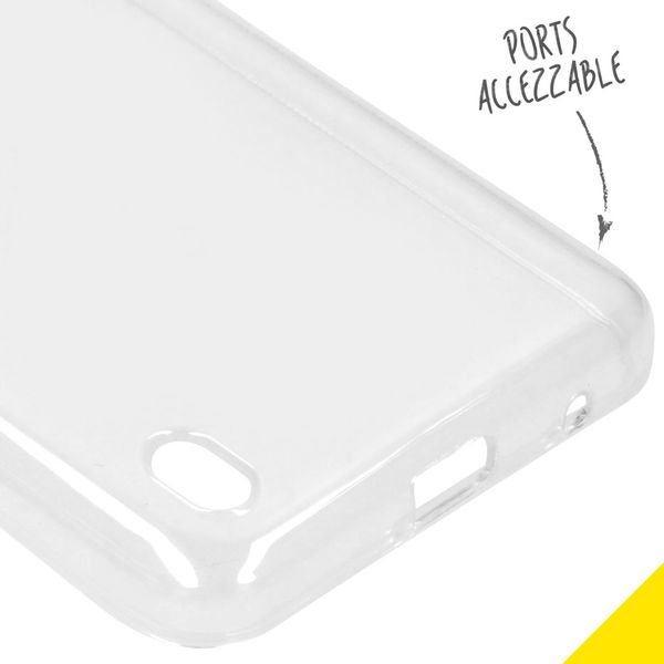 Accezz Coque Clear Motorola Moto G8 Power Lite - Transparent