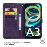 imoshion Etui de télephone Mandala Xiaomi Redmi A3 - Violet