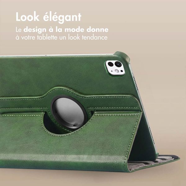 imoshion Coque tablette rotatif à 360° Apple iPad Pro 13 (2025) M5 / (2024) M4 - Vert