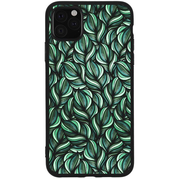 Coque design Color iPhone 11 Pro Max - Green Botanic