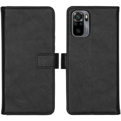 imoshion Étui de télephone portefeuille Xiaomi Redmi Note 10 (4G) / Note 10S - Noir