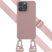 Selencia Coque silicone avec cordon amovible Apple iPhone 14 Pro Max - Sand Pink