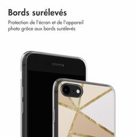 imoshion Coque design pour iPhone SE (2022 / 2020) / 8 / 7 - Graphic Beige