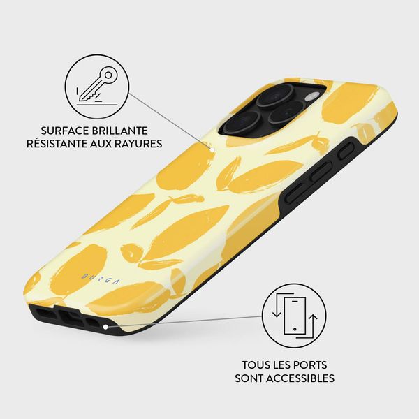 Burga Coque arrière Tough iPhone 16 Pro - Lemon Tart