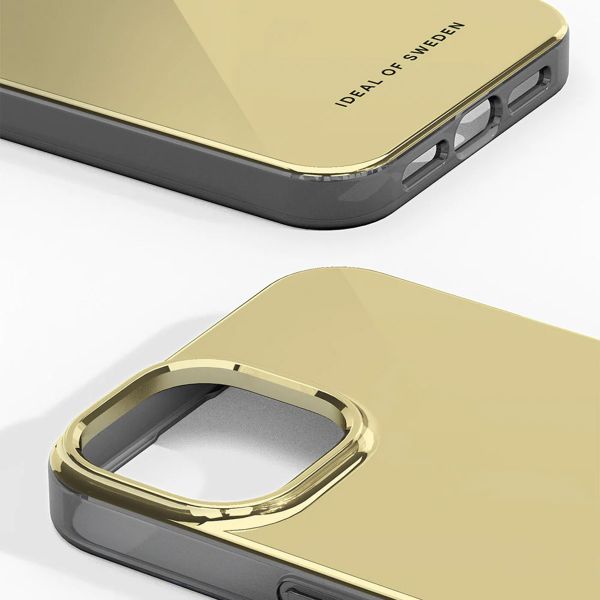 iDeal of Sweden Coque arrière Mirror iPhone 15 - Gold