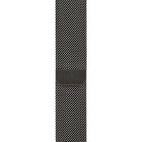 Apple Bracelet à boucle Milanais Apple Watch Series 1 t/m 11 / SE / Ultra (44/45/46/49 mm) - Anthracite