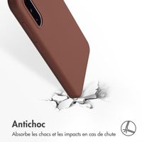 Accezz Coque Liquid Silicone Samsung Galaxy A36 - New Tea Brown