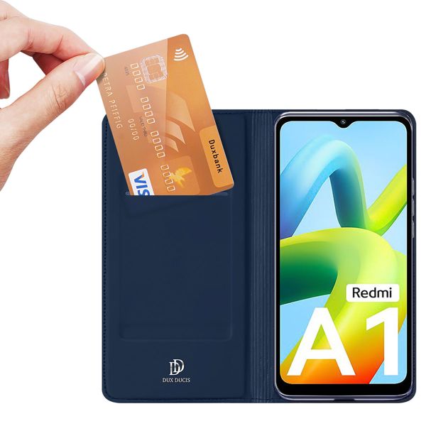 Dux Ducis Étui de téléphone Slim Xiaomi Redmi A1 / A2 - Bleu foncé