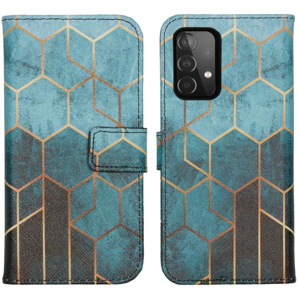 imoshion Coque silicone design Samsung Galaxy A72 - Green Honeycomb