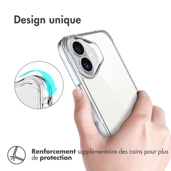 imoshion Coque Rugged Air Apple iPhone 16 Plus - Transparent