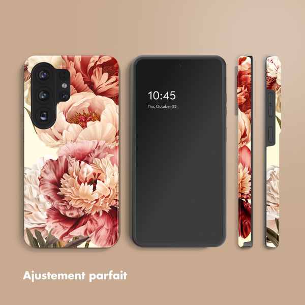 Selencia Coque arrière Vivid Samsung Galaxy S26 Ultra - Vintage Peony