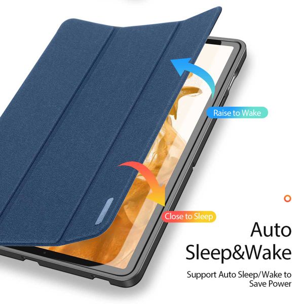 Dux Ducis Coque tablette Domo Samsung Galaxy Tab S8 / S7 - Bleu