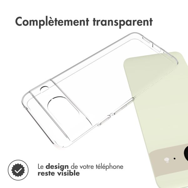 Accezz Coque Clear Google Pixel 8 - Transparent