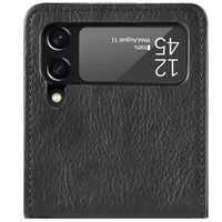 imoshion Étui de téléphone portefeuille Luxe Galaxy Z Flip 3 - Noir